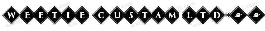 Weetie Custam ltd字体转换